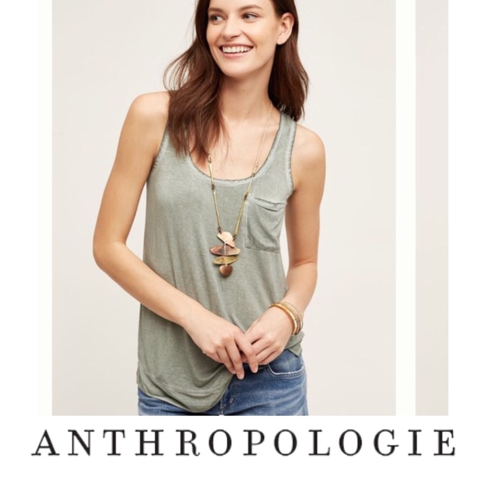 FINAL PRICE! Anthropologie Pure+Good Luna Tank
